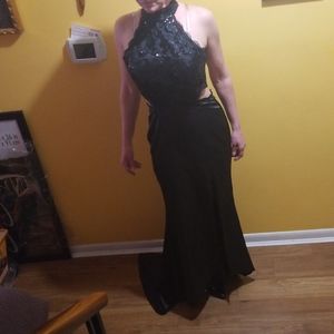 Black tie, wedding, formal prom dress